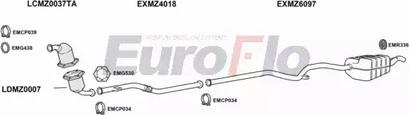 EuroFlo MZE2221D 0300LHD - Система випуску ОГ autocars.com.ua