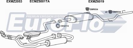 EuroFlo MZVIT20 6001B - Система випуску ОГ autocars.com.ua