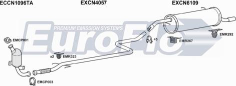 EuroFlo PG100714D 6001G - Система випуску ОГ autocars.com.ua