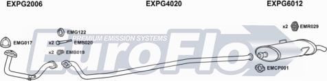 EuroFlo PG20514 1008A - Система випуску ОГ autocars.com.ua