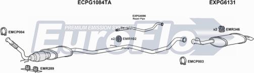 EuroFlo PG40718 2001 - Система випуску ОГ autocars.com.ua