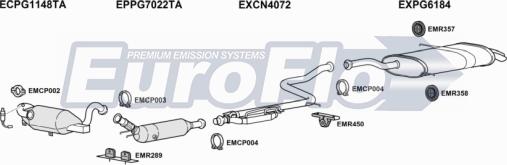 EuroFlo PG500820D 6004D - Система випуску ОГ autocars.com.ua