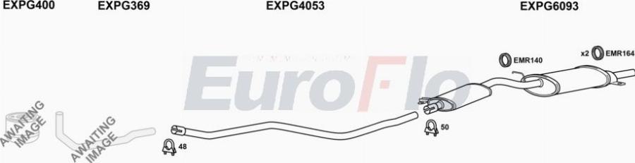 EuroFlo PG50418 8001A00 - Система випуску ОГ autocars.com.ua