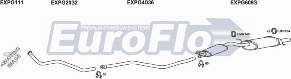 EuroFlo PG50418 8001B - Система випуску ОГ autocars.com.ua