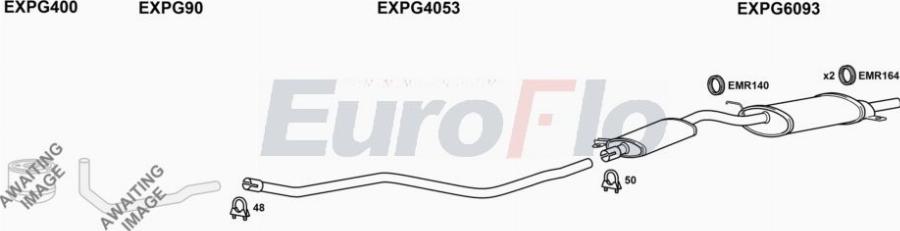 EuroFlo PG50423D 8001A00 - Система випуску ОГ autocars.com.ua