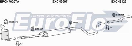 EuroFlo PGBIP13D 6001 - Система випуску ОГ autocars.com.ua