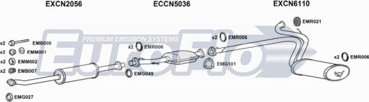 EuroFlo PGBOX25D 7001B - Система випуску ОГ autocars.com.ua