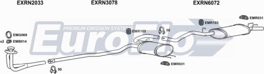EuroFlo RN1117 1004 - Система випуску ОГ autocars.com.ua