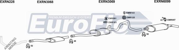 EuroFlo RN1820 3001A - Система випуску ОГ autocars.com.ua