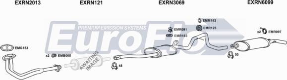 EuroFlo RN1820 3001B - Система випуску ОГ autocars.com.ua