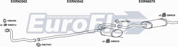 EuroFlo RN1919D 2001A - Система випуску ОГ autocars.com.ua