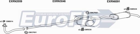 EuroFlo RN1919D 2004A - Система випуску ОГ autocars.com.ua