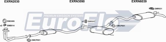 EuroFlo RN2117 1001 - Система випуску ОГ autocars.com.ua