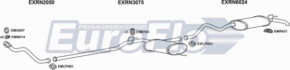 EuroFlo RN2119D 3001 - Система випуску ОГ autocars.com.ua