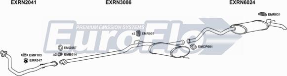 EuroFlo RN2121D 3001 - Система випуску ОГ autocars.com.ua