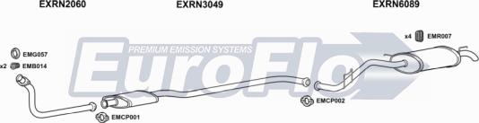 EuroFlo RNCLI11 1001 - Система випуску ОГ autocars.com.ua