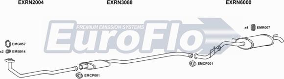 EuroFlo RNCLI12 1001A - Система випуску ОГ autocars.com.ua