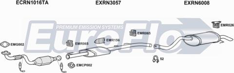 EuroFlo RNCLI12 1018A - Система випуску ОГ autocars.com.ua