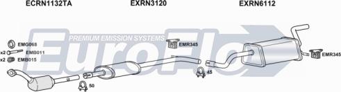 EuroFlo RNCLI12 1032 - Система випуску ОГ autocars.com.ua