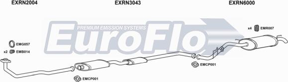 EuroFlo RNCLI14 1001A - Система випуску ОГ autocars.com.ua