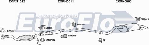 EuroFlo RNCLI14 1015 - Система випуску ОГ autocars.com.ua