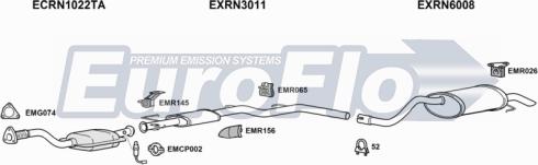 EuroFlo RNCLI14 1018 - Система випуску ОГ autocars.com.ua