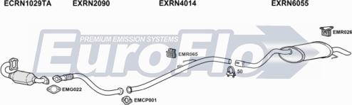 EuroFlo RNCLI15D 1001 - Система випуску ОГ autocars.com.ua