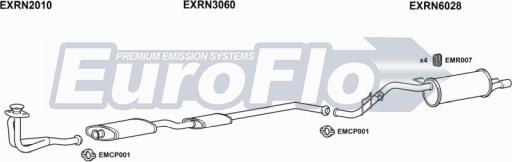 EuroFlo RNCLI18 1004A - Система випуску ОГ autocars.com.ua