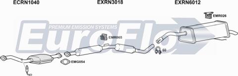 EuroFlo RNCLI20 1004A - Система випуску ОГ autocars.com.ua