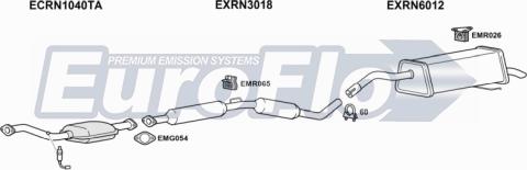 EuroFlo RNCLI20 1004B - Система випуску ОГ autocars.com.ua