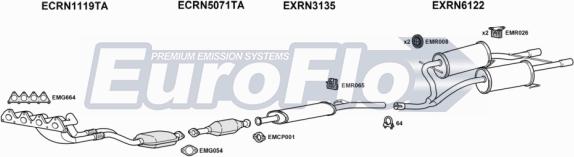 EuroFlo RNCLI20 1011 - Система випуску ОГ autocars.com.ua