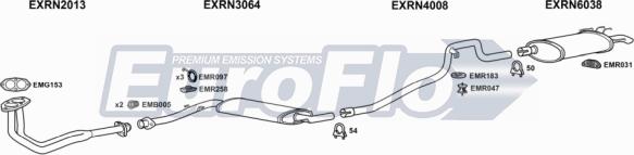 EuroFlo RNESP20 6001 - Система випуску ОГ autocars.com.ua