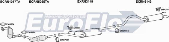 EuroFlo RNESP30D 6001 - Система випуску ОГ autocars.com.ua