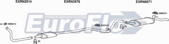 EuroFlo RNEXT16D 7001A - Система випуску ОГ autocars.com.ua