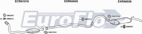 EuroFlo RNEXT19D 7001C - Система випуску ОГ autocars.com.ua