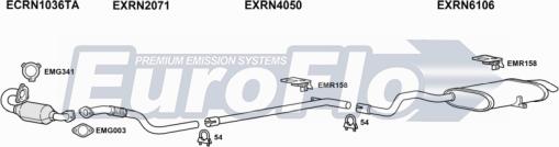 EuroFlo RNGRAS19D 6001 - Система випуску ОГ autocars.com.ua