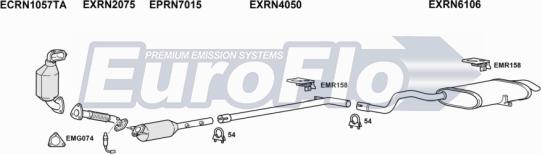 EuroFlo RNGRAS19D 6004C - Система випуску ОГ autocars.com.ua