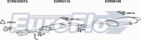 EuroFlo RNGRAS20 6004 - Система випуску ОГ autocars.com.ua