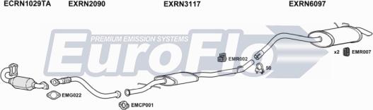 EuroFlo RNKAN15D 6001 - Система випуску ОГ autocars.com.ua