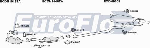 EuroFlo RNKOL20D 3004A - Система випуску ОГ autocars.com.ua