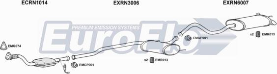 EuroFlo RNLAG16 1001A - Система випуску ОГ autocars.com.ua