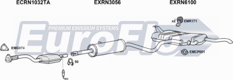 EuroFlo RNLAG18 3015D - Система випуску ОГ autocars.com.ua