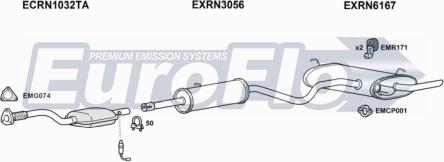 EuroFlo RNLAG18 3015C - Система випуску ОГ autocars.com.ua