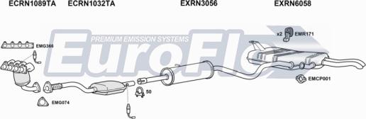 EuroFlo RNLAG20 3008B - Система випуску ОГ autocars.com.ua