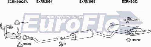 EuroFlo RNLAG20 3011A - Система випуску ОГ autocars.com.ua