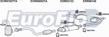 EuroFlo RNMAS19D 7004 - Система випуску ОГ autocars.com.ua