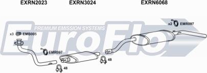 EuroFlo RNMAS20 7001A - Система випуску ОГ autocars.com.ua