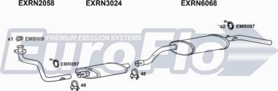 EuroFlo RNMAS24D 7001A - Система випуску ОГ autocars.com.ua