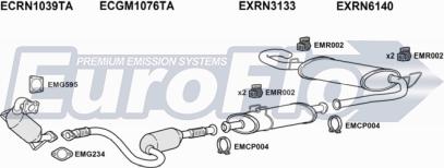 EuroFlo RNMAS25D 7018B - Система випуску ОГ autocars.com.ua