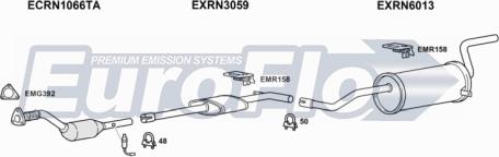 EuroFlo RNMEG14 2004A - Система випуску ОГ autocars.com.ua